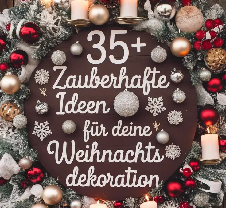 35+ zauberhafte Ideen für deine Weihnachtsdekoration