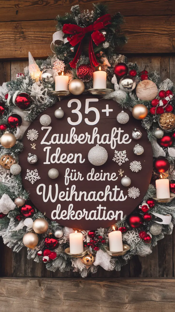 35+ zauberhafte Ideen für deine Weihnachtsdekoration