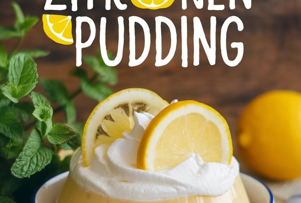 Erfrischender Zitronenpudding