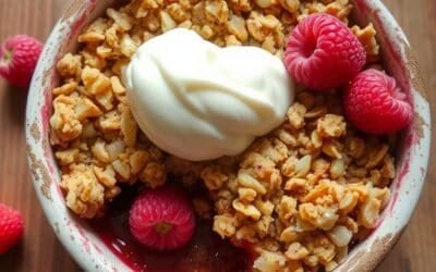 Leckeres Rhabarber-Crumble-Rezept