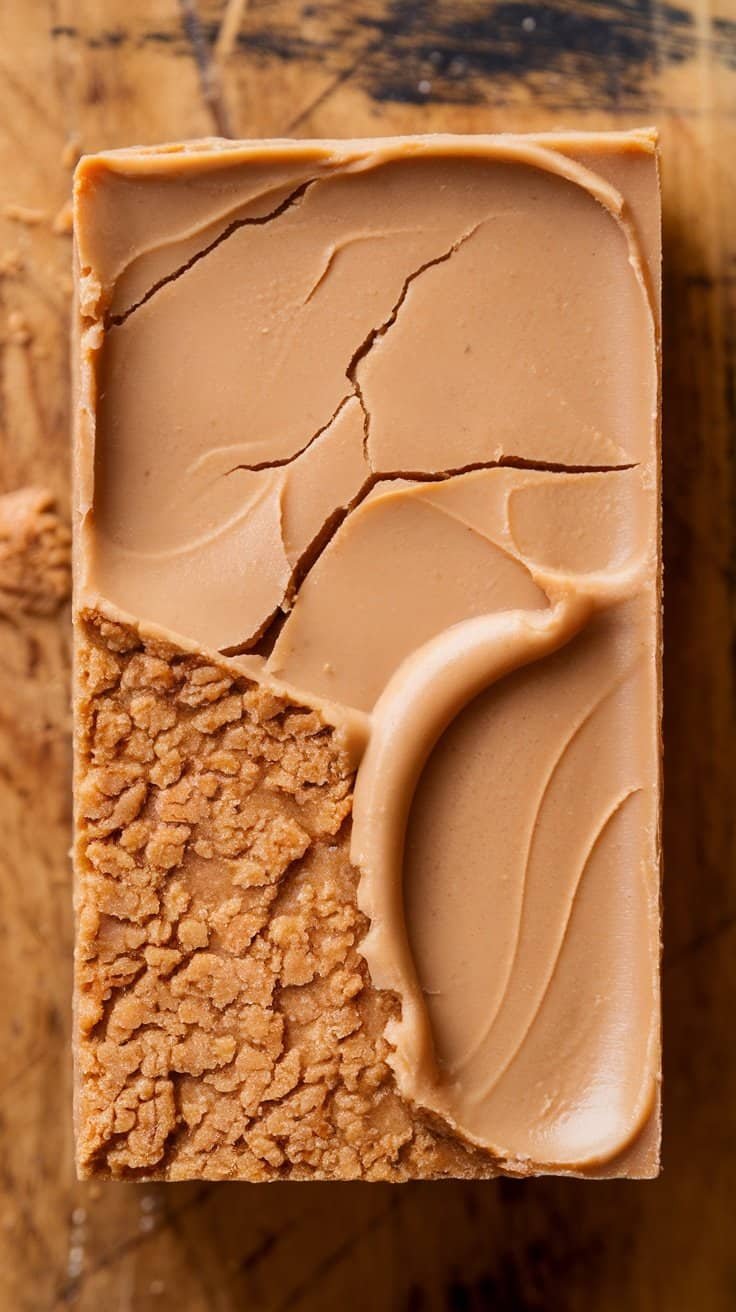 Einfache Erdnussbutter Riegel
