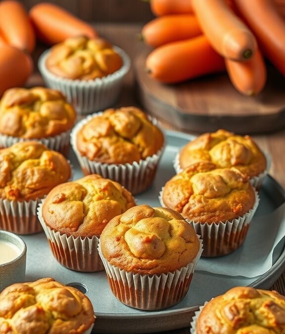 Saftige Karotten Muffins Rezept