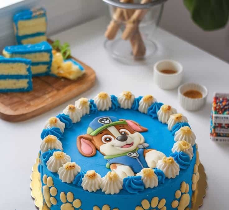 Ein Detailliertes Paw Patrol Kuchenrezept mit Schritt-für-Schritt-Anleitung