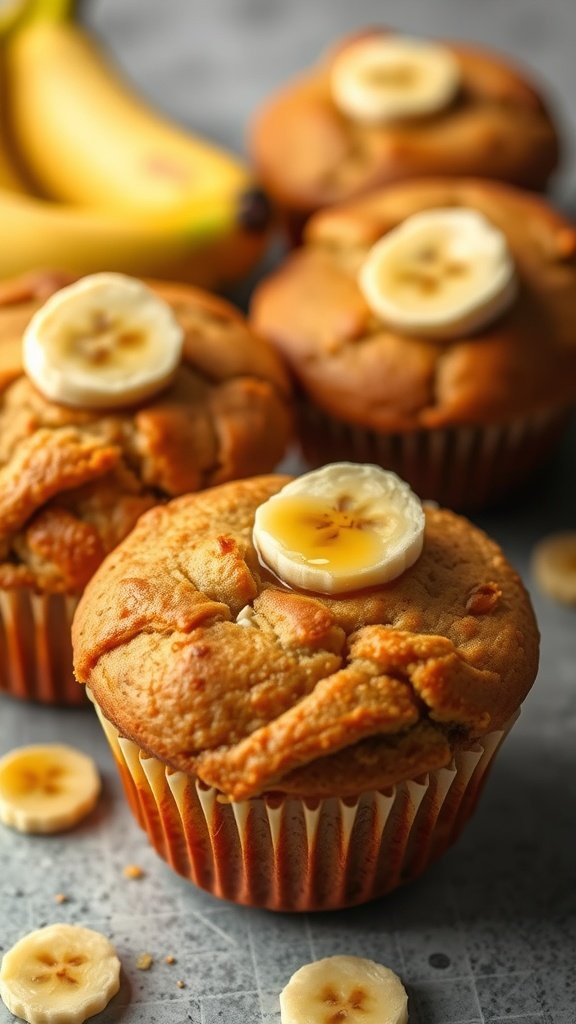 Saftige Bananen-Muffins