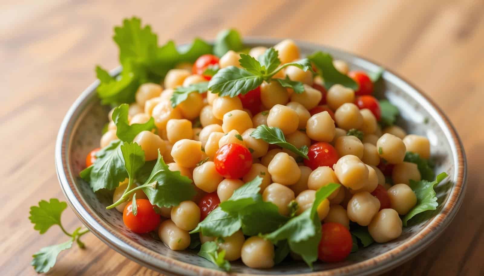 Cremiger & Knackiger Kichererbsensalat: Dein Neues Lieblings-Mittagessen