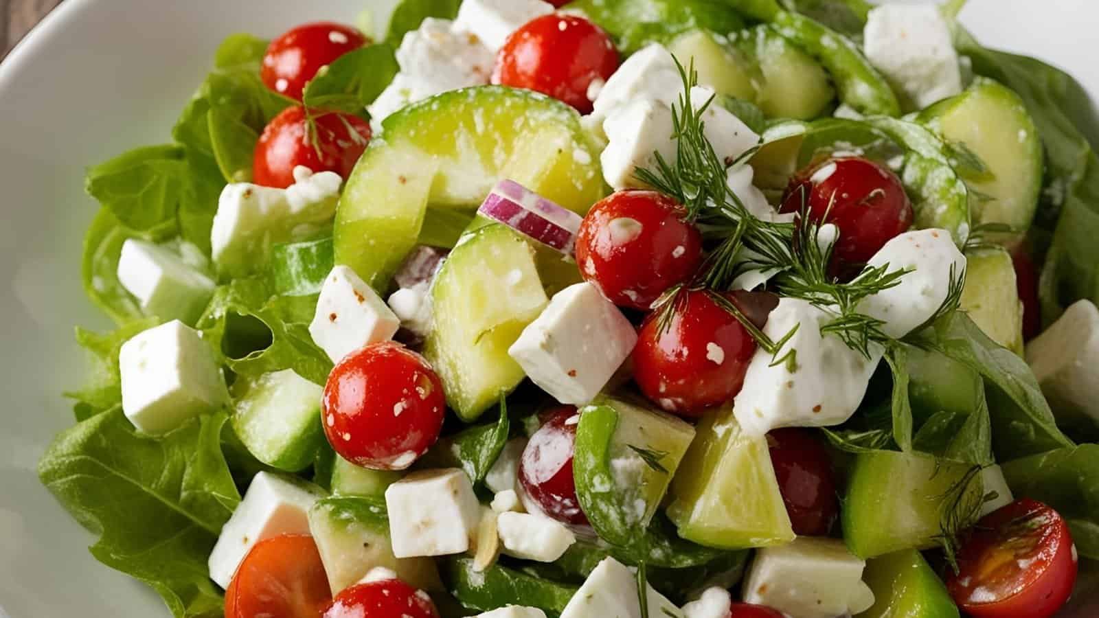Authentischer Griechischer Salat