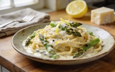 Die cremigste Spargel Pasta für die Spargelzeit