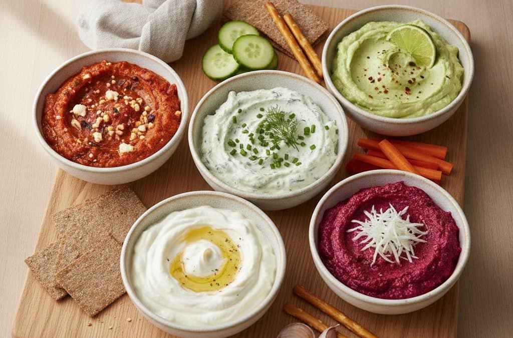 5 cremige Dips für Party und Snackboard