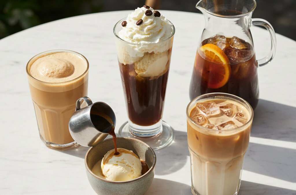 5 Eiskaffee- und Sommergetränke