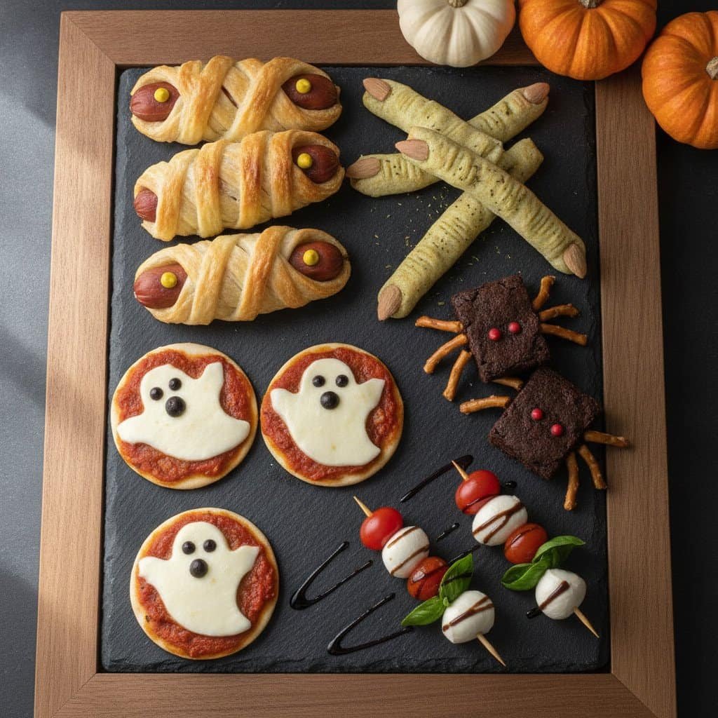 5 gruselige Halloween-Fingerfoods 5 gruselige Halloween-Fingerfoods