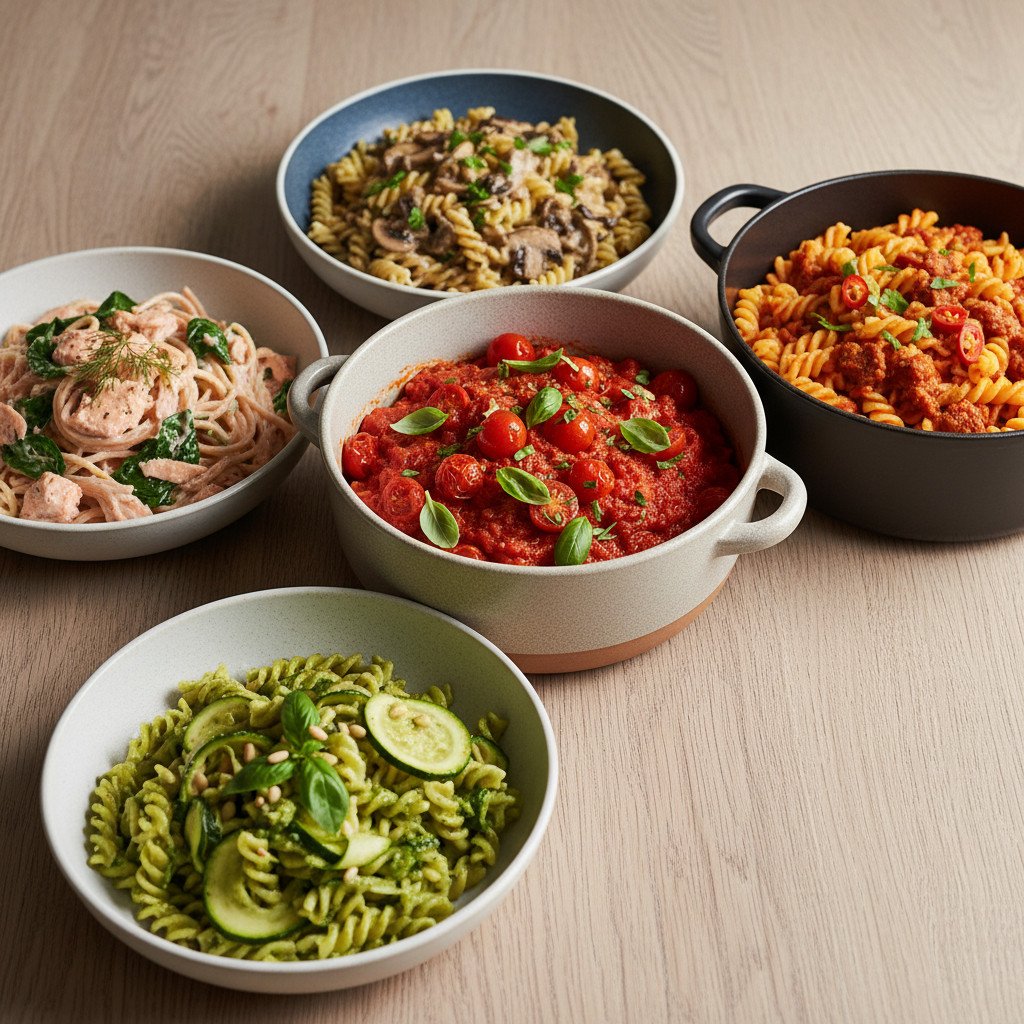 5 One-Pot-Pasta-Ideen für die Woche 5 One-Pot-Pasta-Ideen für die Woche