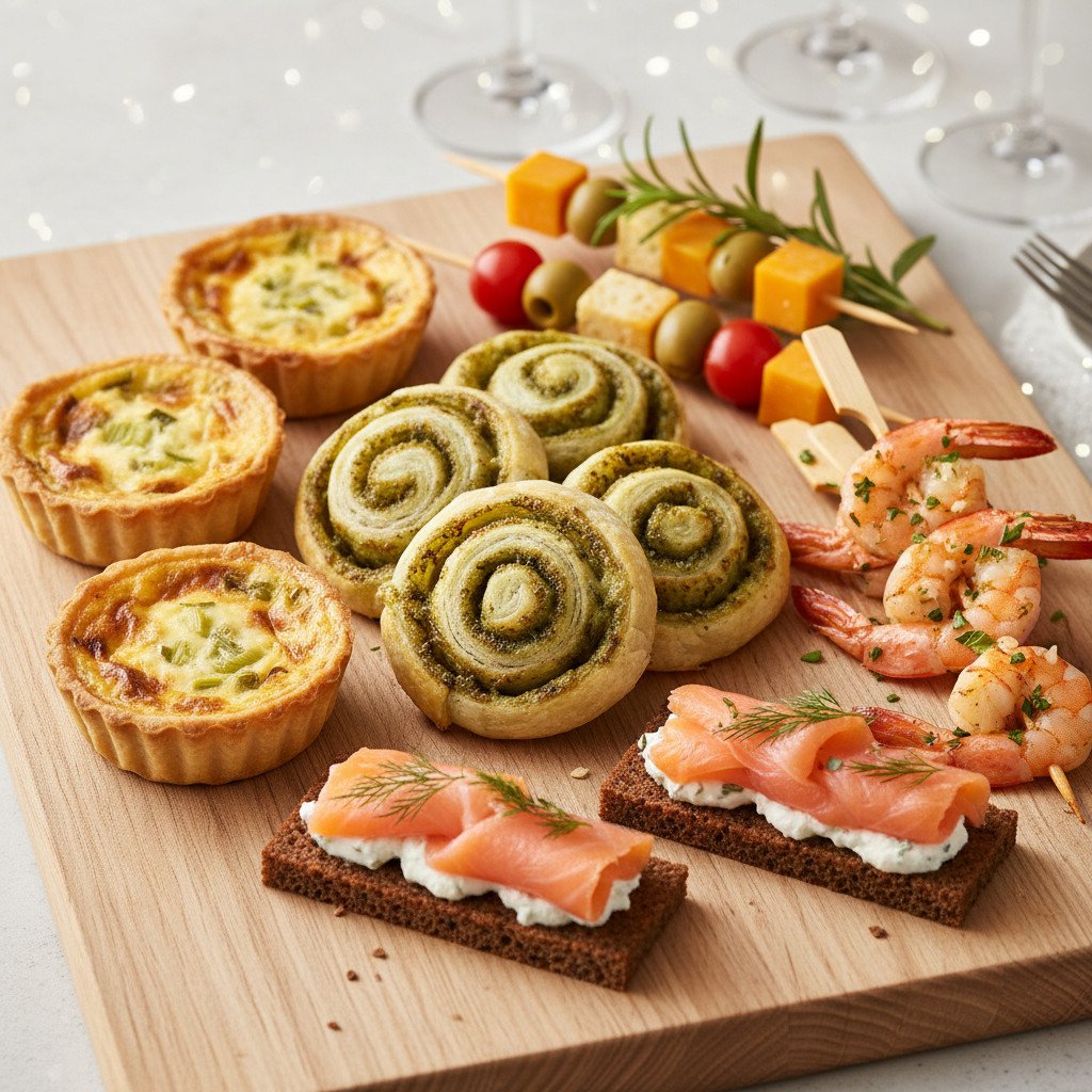 5 Silvester-Snacks für Mitternacht 5 Silvester-Snacks für Mitternacht