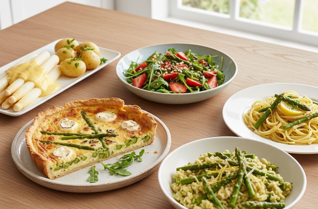 5 Spargelrezepte für den Frühling