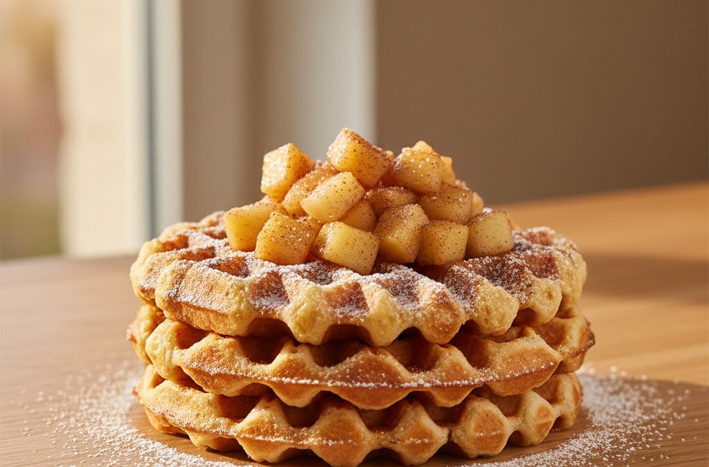 Apfel-Zimt-Waffeln