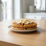 Banane-Hafer-Waffeln