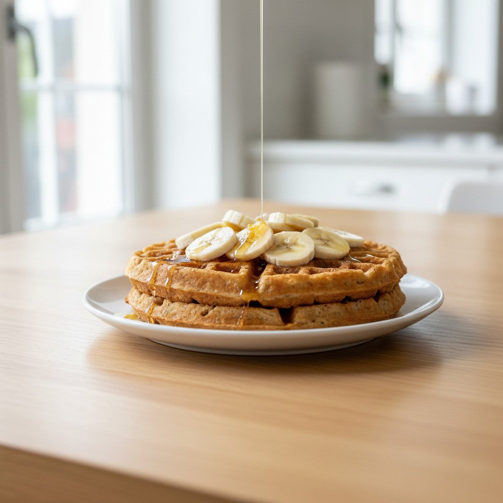 Banane-Hafer-Waffeln Banane-Hafer-Waffeln