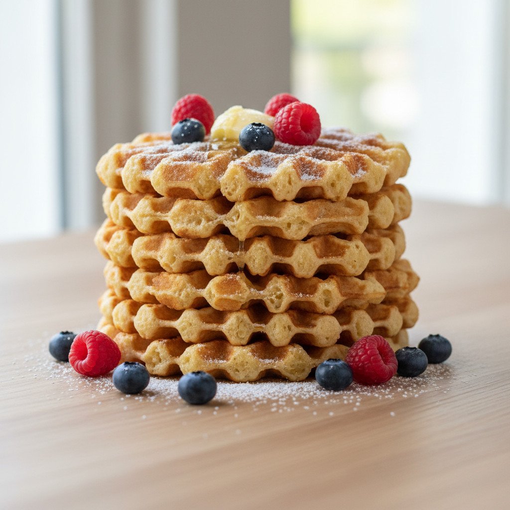 Belgische Hefe-Waffeln