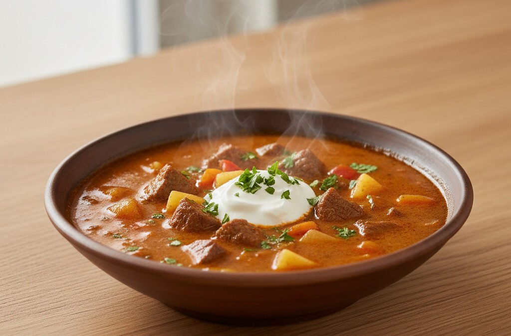 Cremige Gulaschsuppe
