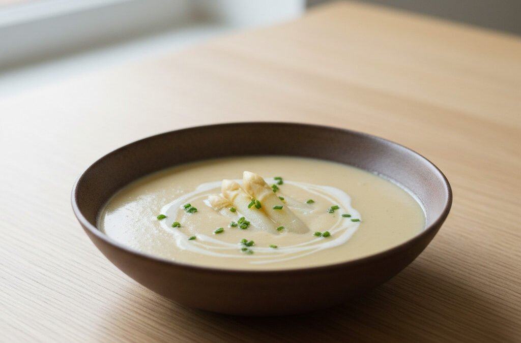 Cremige Spargelcremesuppe