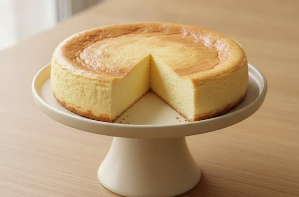 Cremiger Käsekuchen ohne Boden