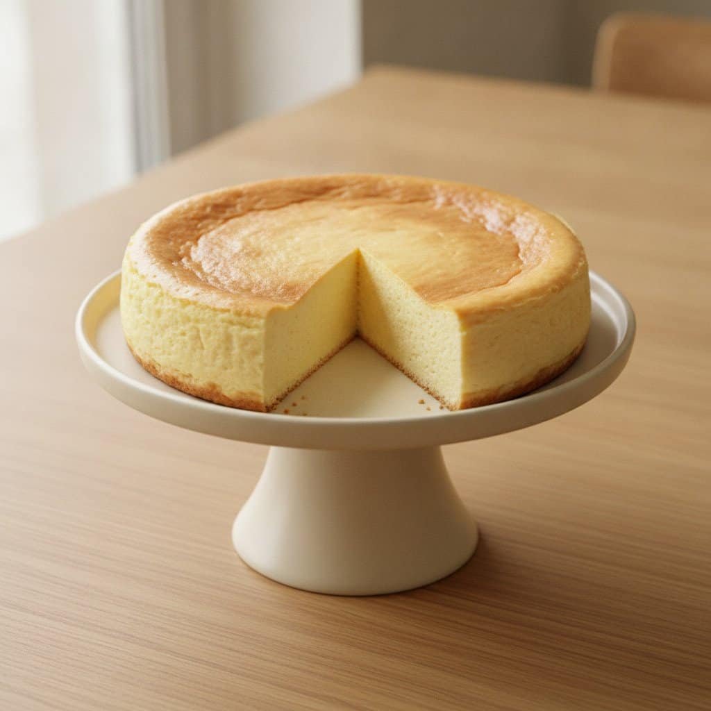 Cremiger Käsekuchen ohne Boden Cremiger Käsekuchen ohne Boden