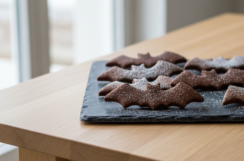 Fledermaus-Schoko-Cookies
