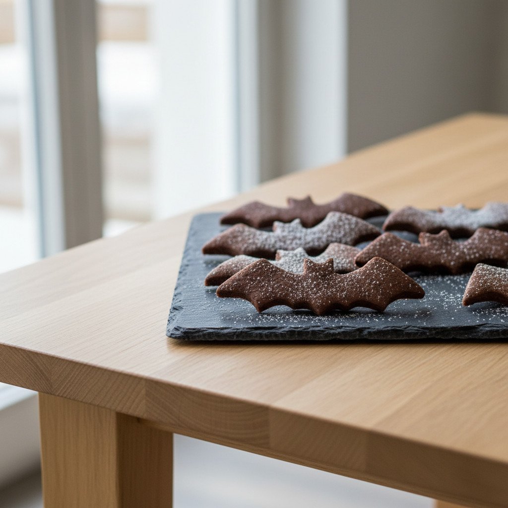 Fledermaus-Schoko-Cookies