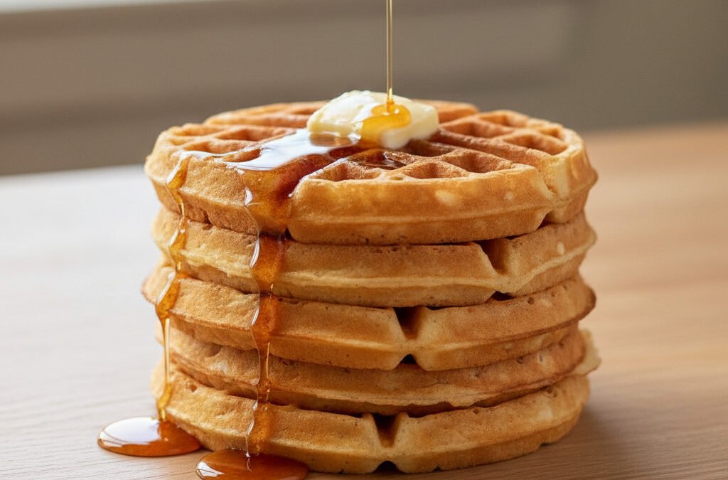 Fluffige Buttermilch-Waffeln