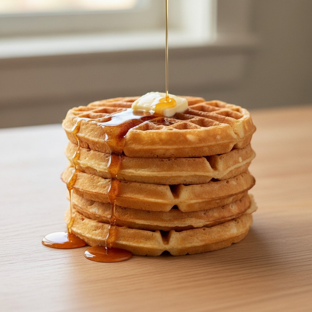 Fluffige Buttermilch-Waffeln