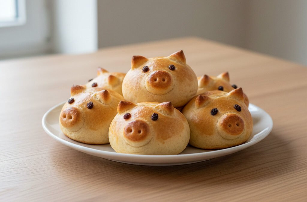 Glücksschwein-Brioche