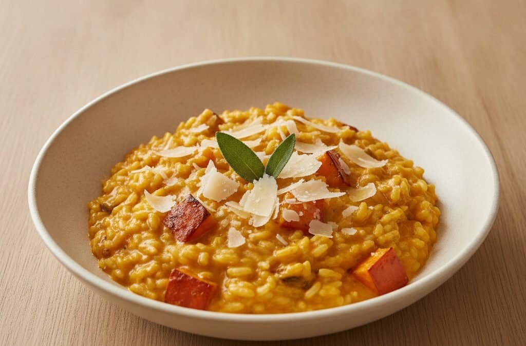 Herbstlicher Kürbis-Risotto
