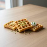 Herzhafte Käse-Schnittlauch-Waffeln