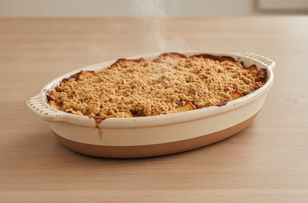 Knuspriger Apfel-Zimt-Crumble