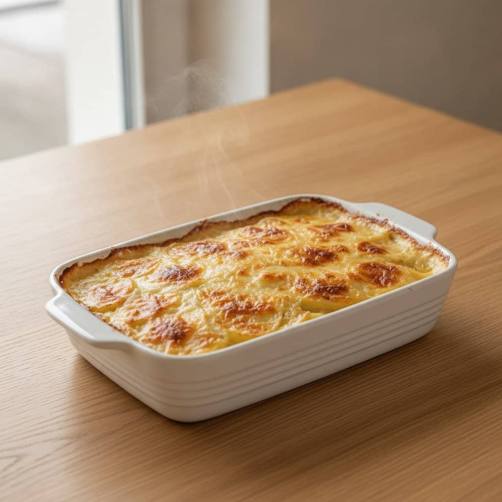 Knuspriges Kartoffelgratin mit Käse Knuspriges Kartoffelgratin mit Käse