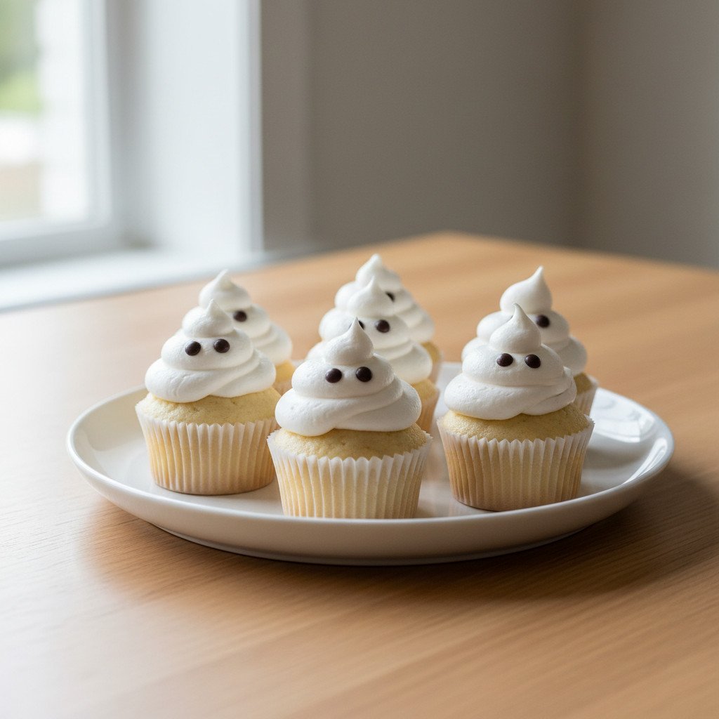 Saftige Geister-Cupcakes Saftige Geister-Cupcakes
