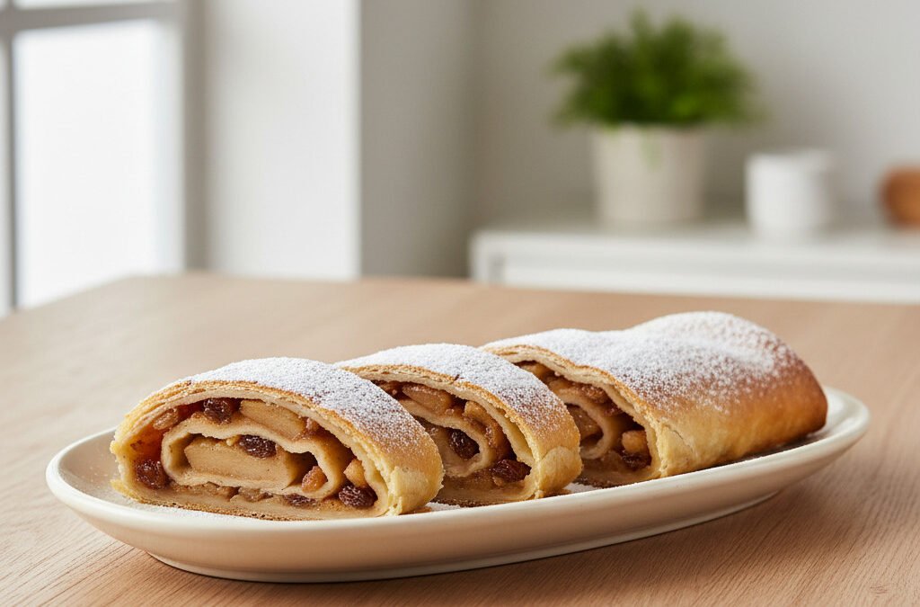 Saftiger Apfelstrudel