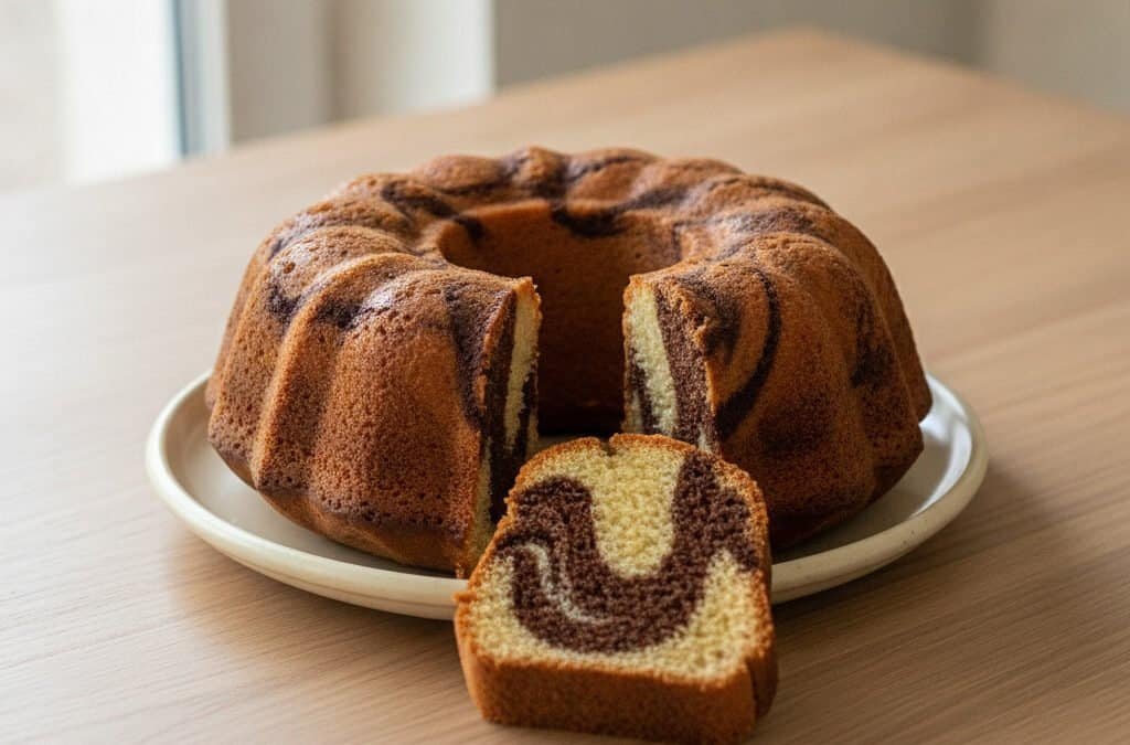 Saftiger Marmorkuchen