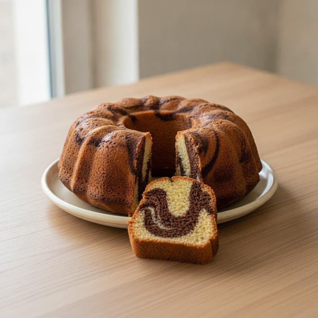 Saftiger Marmorkuchen Saftiger Marmorkuchen