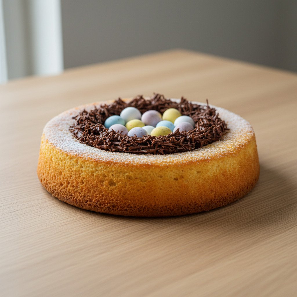 Saftiger Osternest-Kuchen Saftiger Osternest-Kuchen