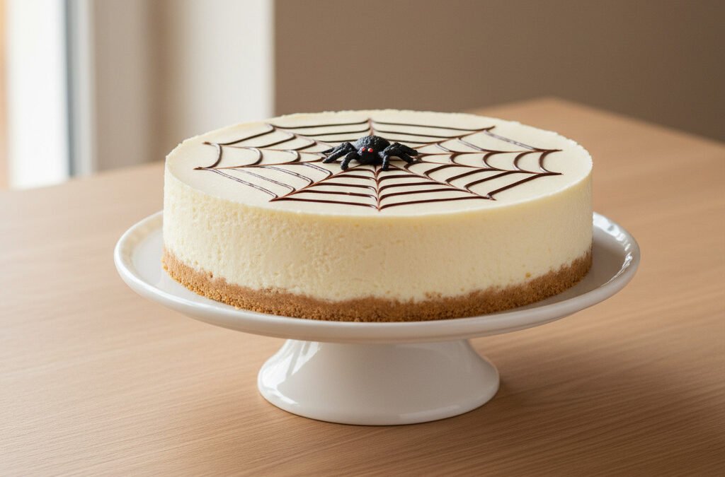 Spinnennetz-Käsekuchen